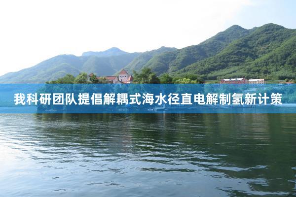 我科研团队提倡解耦式海水径直电解制氢新计策