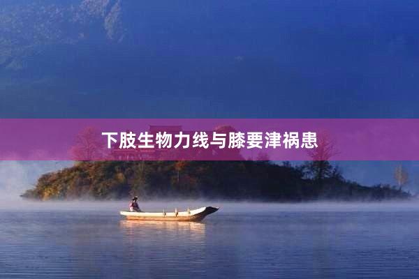 下肢生物力线与膝要津祸患